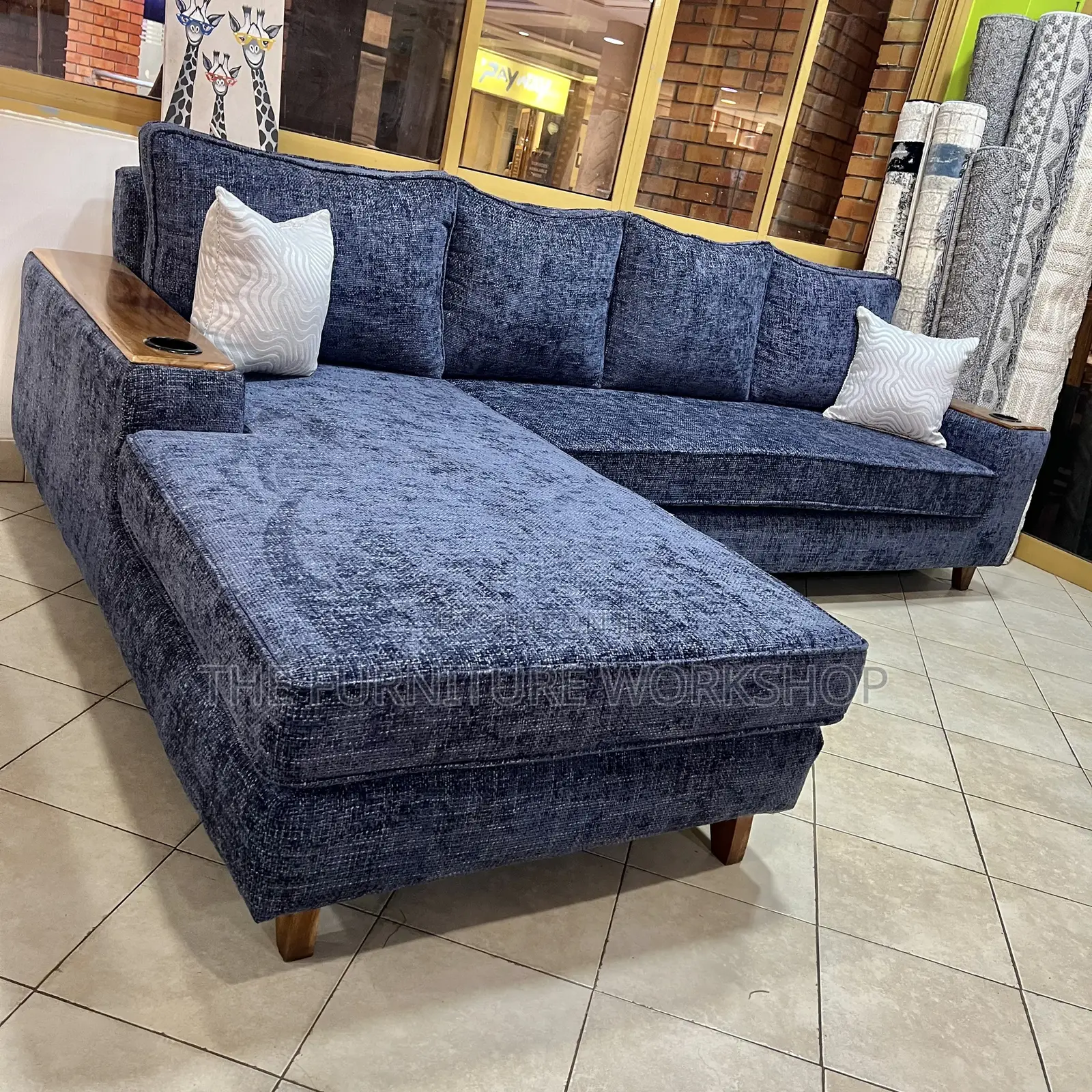 New L-Sofas (With Springs)