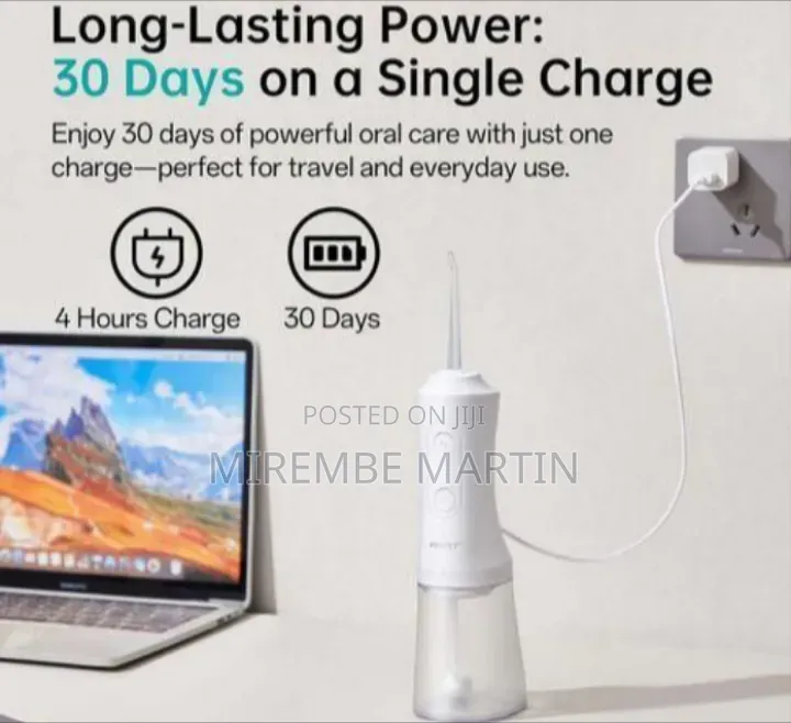 Professional Portable Water Flosser With Interchangeable Nozzles
