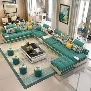 Sofas/U Sofas Full Set + Center Table,4 Poufs 11 Pillows 3,50,000/-