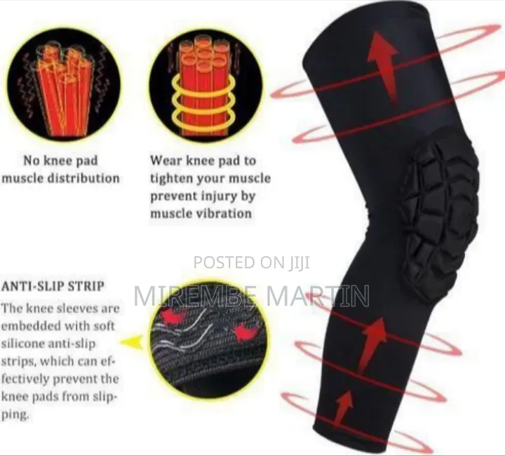 Professional Padded Compression Leg Sleeve for Sports and Impact
