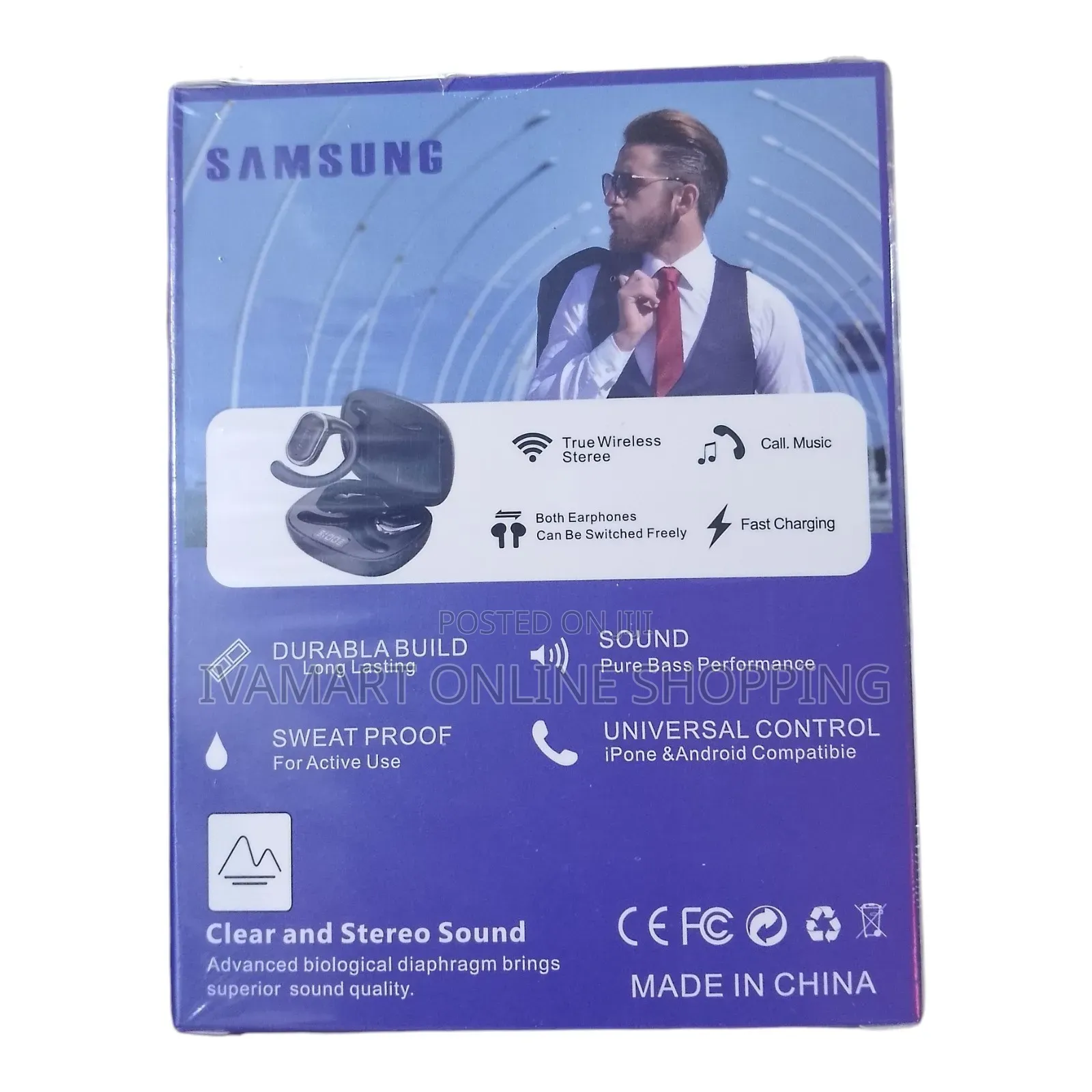 SAMSUNG X93 MAX LED BUDS Earbuds - Active Noise Cancellation