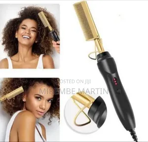 Gold Ceramic Professional Press Comb