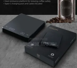 Precision Digital Coffee Scale With Integrated Timer - Multicolor