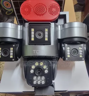 Aov 3-Lens 4g Ai Solar Camera 24/7 Video Recording Surveillance