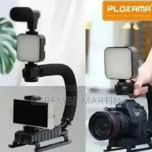 PLOKAMA Universal Handheld Video Rig Kit for Smartphones Cameras