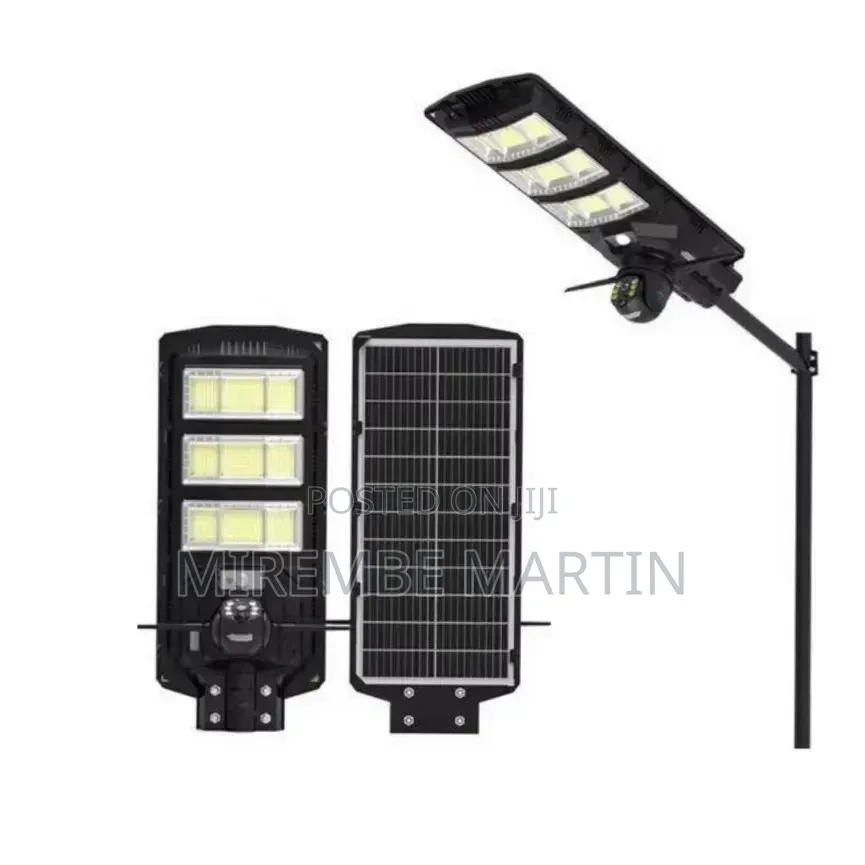 Integrated Solar Street Light With Smart Security Camera