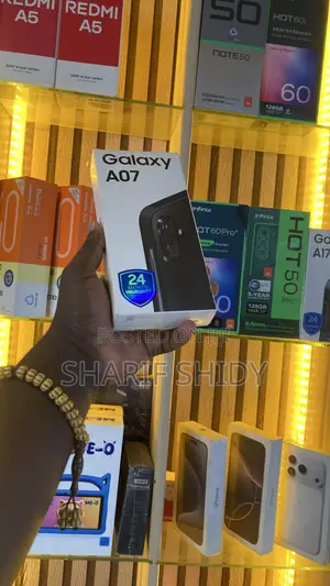 New Samsung Galaxy A07 128 GB Black