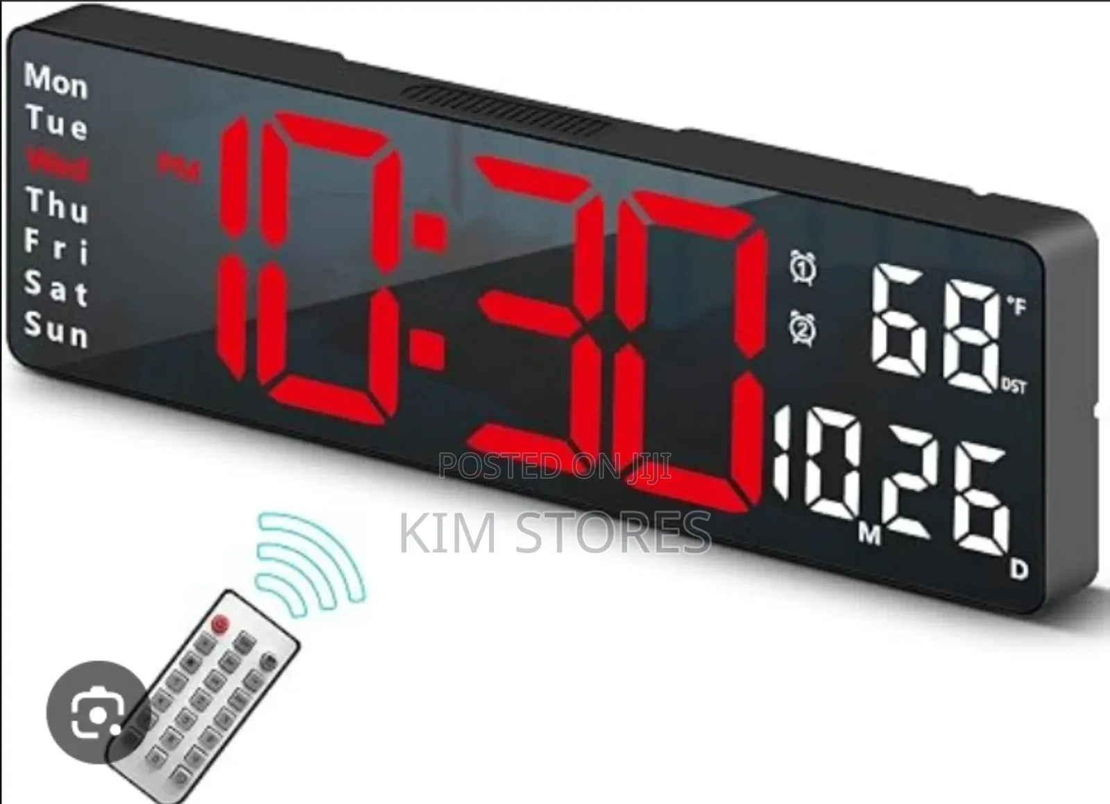 JH8025 Large LED Digital Wall Clock