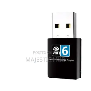 AX300 WiFi 6 USB Adapter, Dual-Band Wireless Dongle for PC Laptop