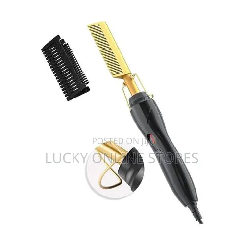 Electric Hot Comb Hair Straightener