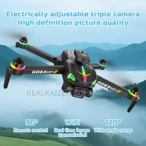 GD83 1080P HD Folding Drone| Lights, 360° Obstacle Avoidance