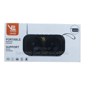 JH-02 Portable Wireless Speaker / Radio - Supports Solar Charging