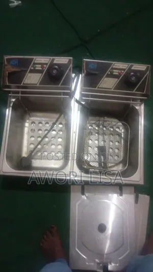 Double Silver ADH Deep Frier, for Electricity Can Use 5 Litres Each