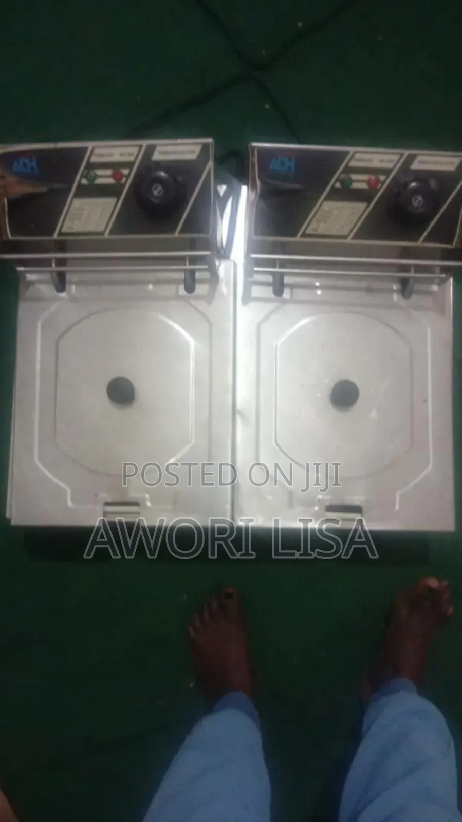 Double Silver ADH Deep Frier, for Electricity Can Use 5 Litres Each