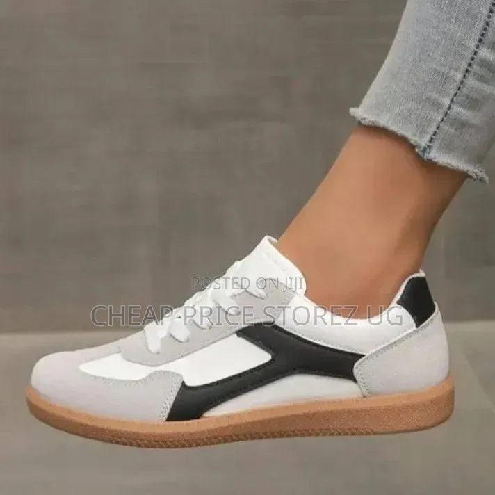 Gary, Cream Ladies Sneakers 