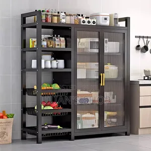 Multi-Functional Kitchen Baker's Rack Pantry Cabinet