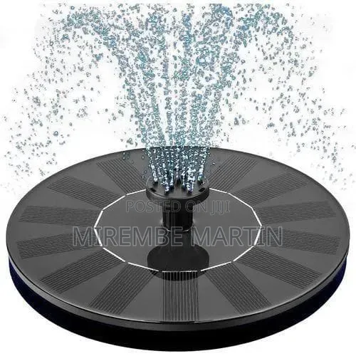 Garden Floating Solar Water Fountain With 5 RGB LED Lights 
Floating