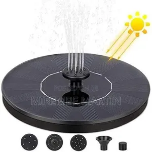 Garden Floating Solar Water Fountain With 5 RGB LED Lights 
Floating