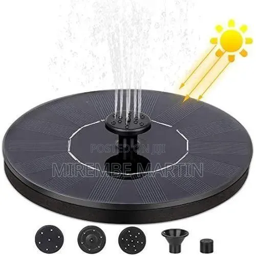 Garden Floating Solar Water Fountain With 5 RGB LED Lights 
Floating