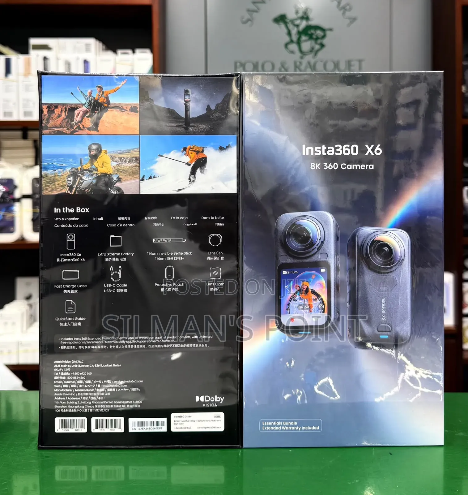Insta360 X6 Essential Bundle Black Edition