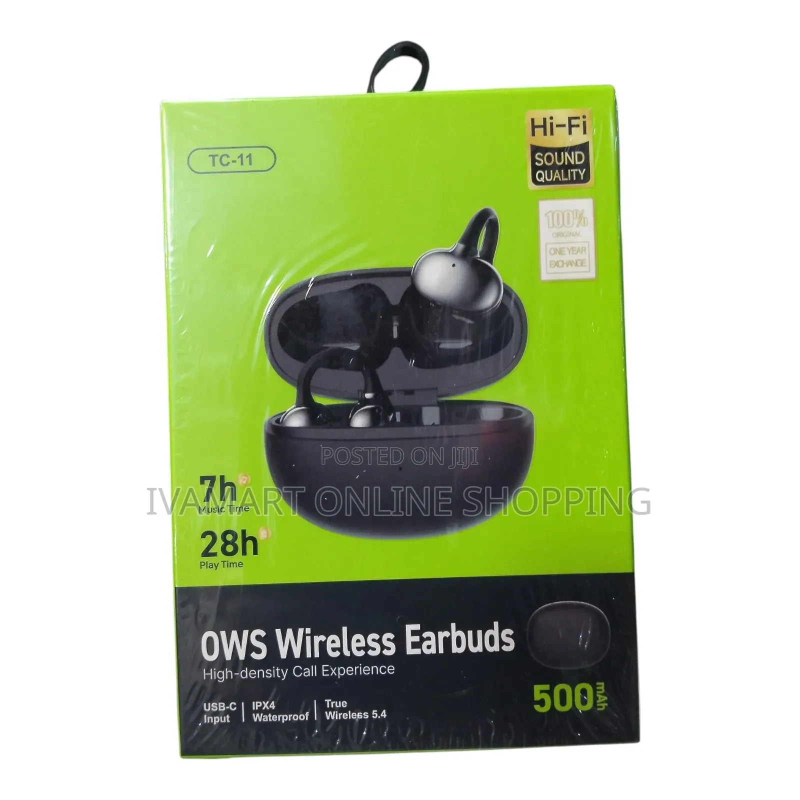 TC -11 OWS Wireless Earbuds - 7H Music Time, 28H PlayTime, Waterproof