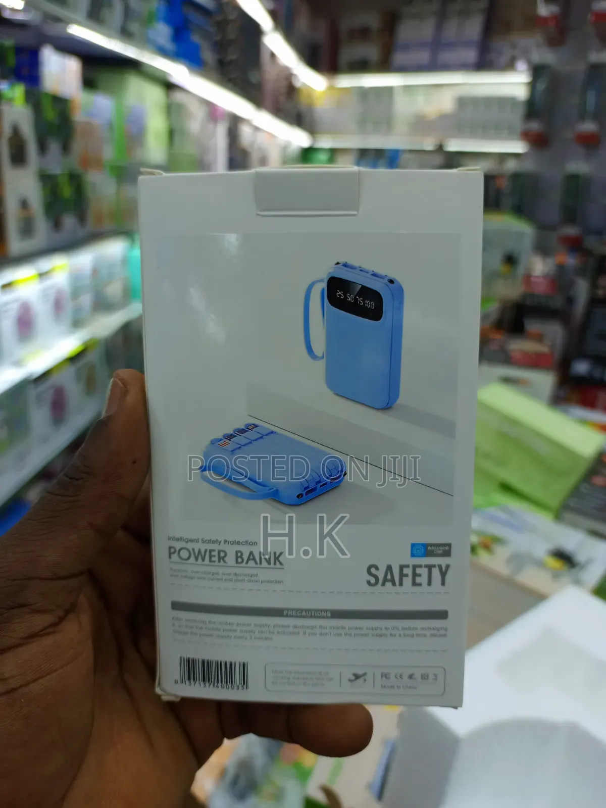 Portable 4 Wires Fast Charge Super Power Bank