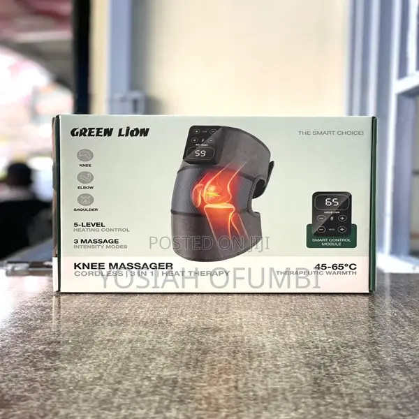 Green Lion Cordless Knee Massager 3-in-1 Heat Therapy