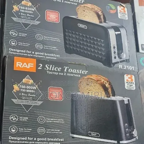 RAF 2-Slice Toaster (Models R.2101 and R.2102),