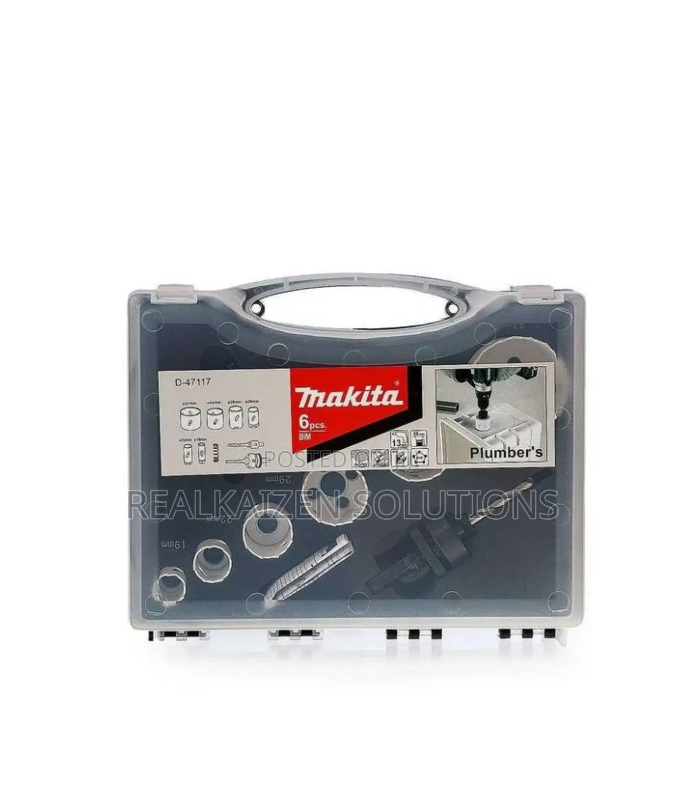 MAKITA 6-Piece Bi-Metal Plumber’s Hole Saw Set for Plumbers