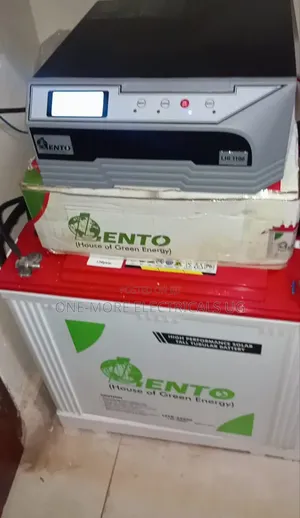 Pure Sine Wave Backup System Battery 200ah12volts and 1100va Inverter