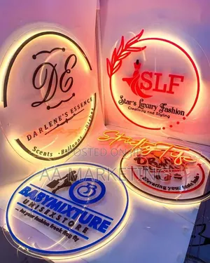 Acrylic Back Light Indoor Logo Signs