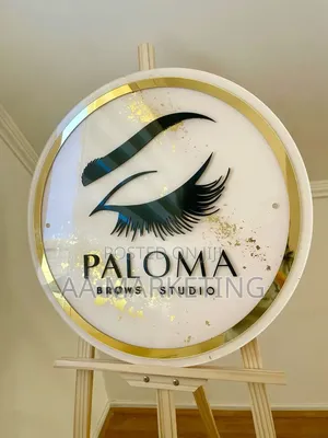 Acrylic Back Light Indoor Logo Signs