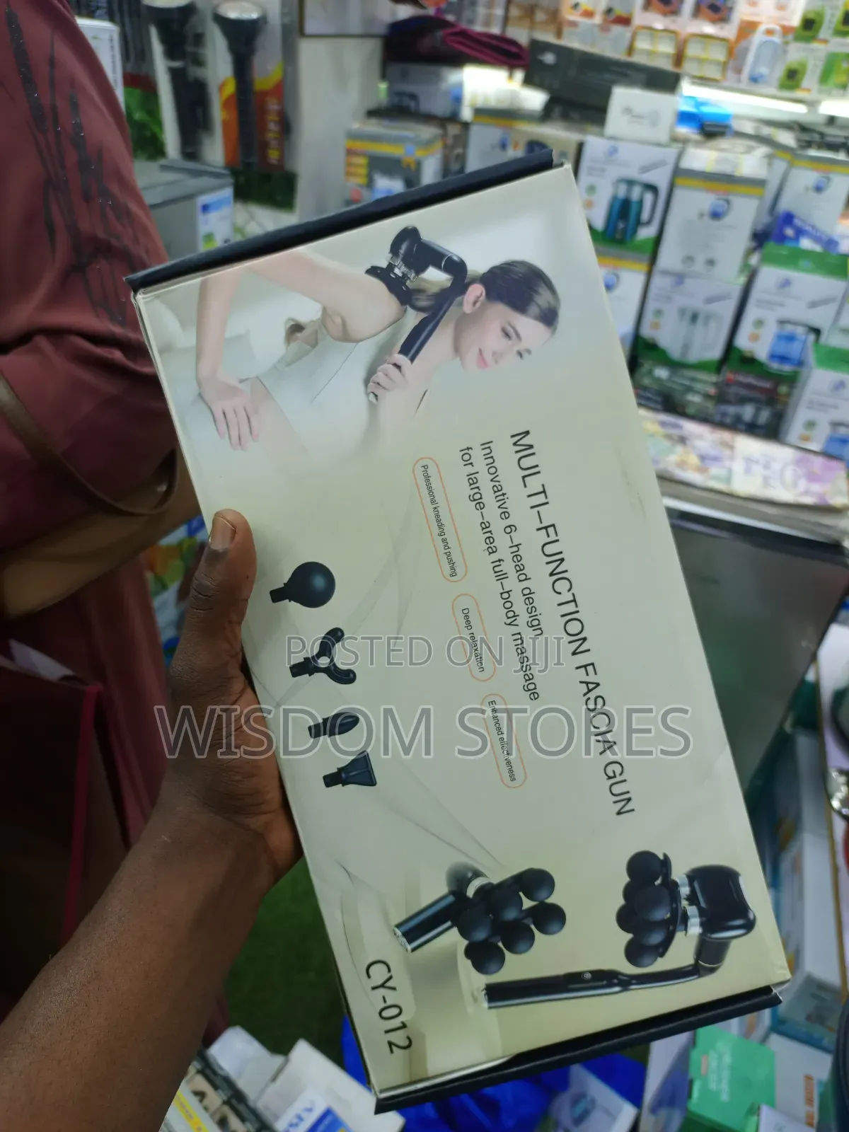 6-Head Electric Fascia Massage Gun