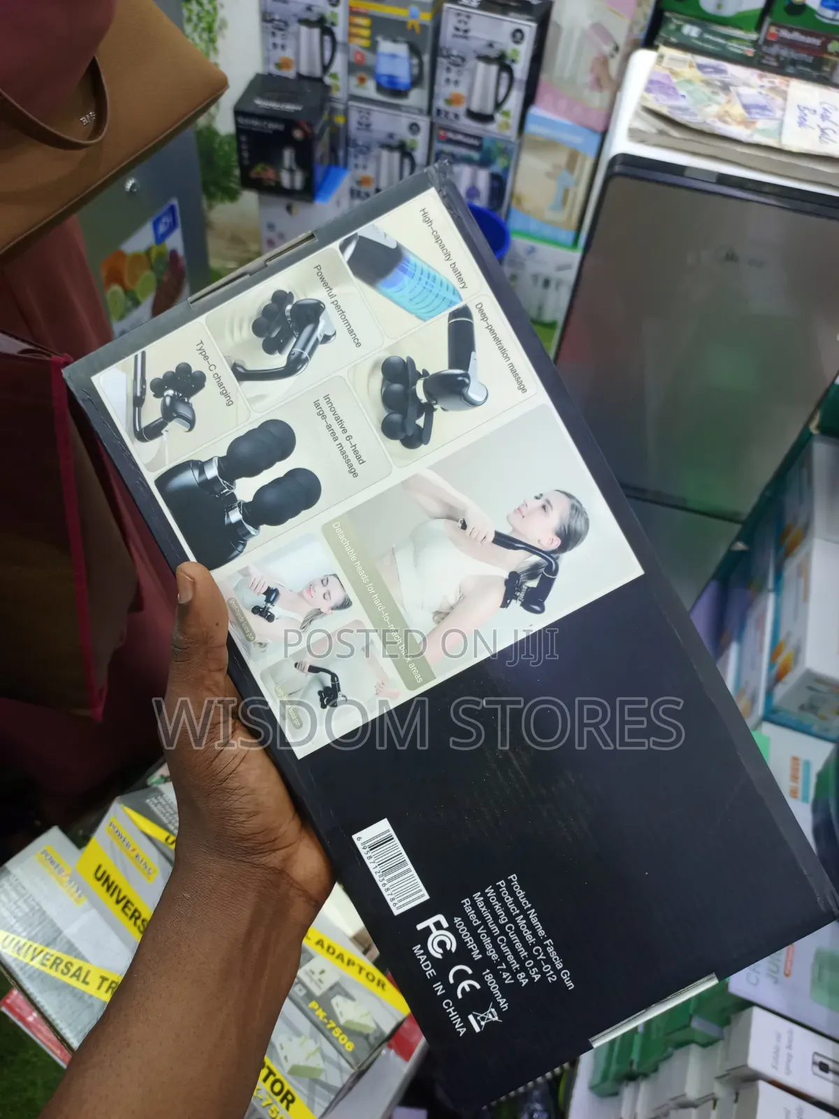 6-Head Electric Fascia Massage Gun