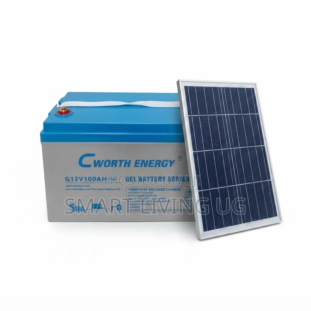 Brand New Cworth Energy 12V 100Ah Gel Battery for Solar & Inverter