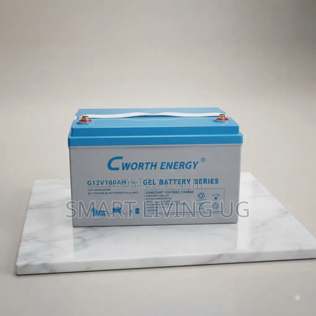 Cworth Energy 12V 100Ah Long-Lasting Deep Cycle Gel Battery