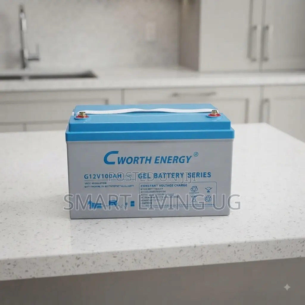 Cworth Energy 12V 100Ah Long-Lasting Deep Cycle Gel Battery