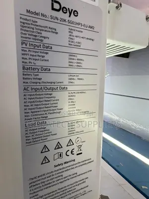 Deye 20kW 3-Phase Hybrid Solar Inverter 32kW PV 1000V HV