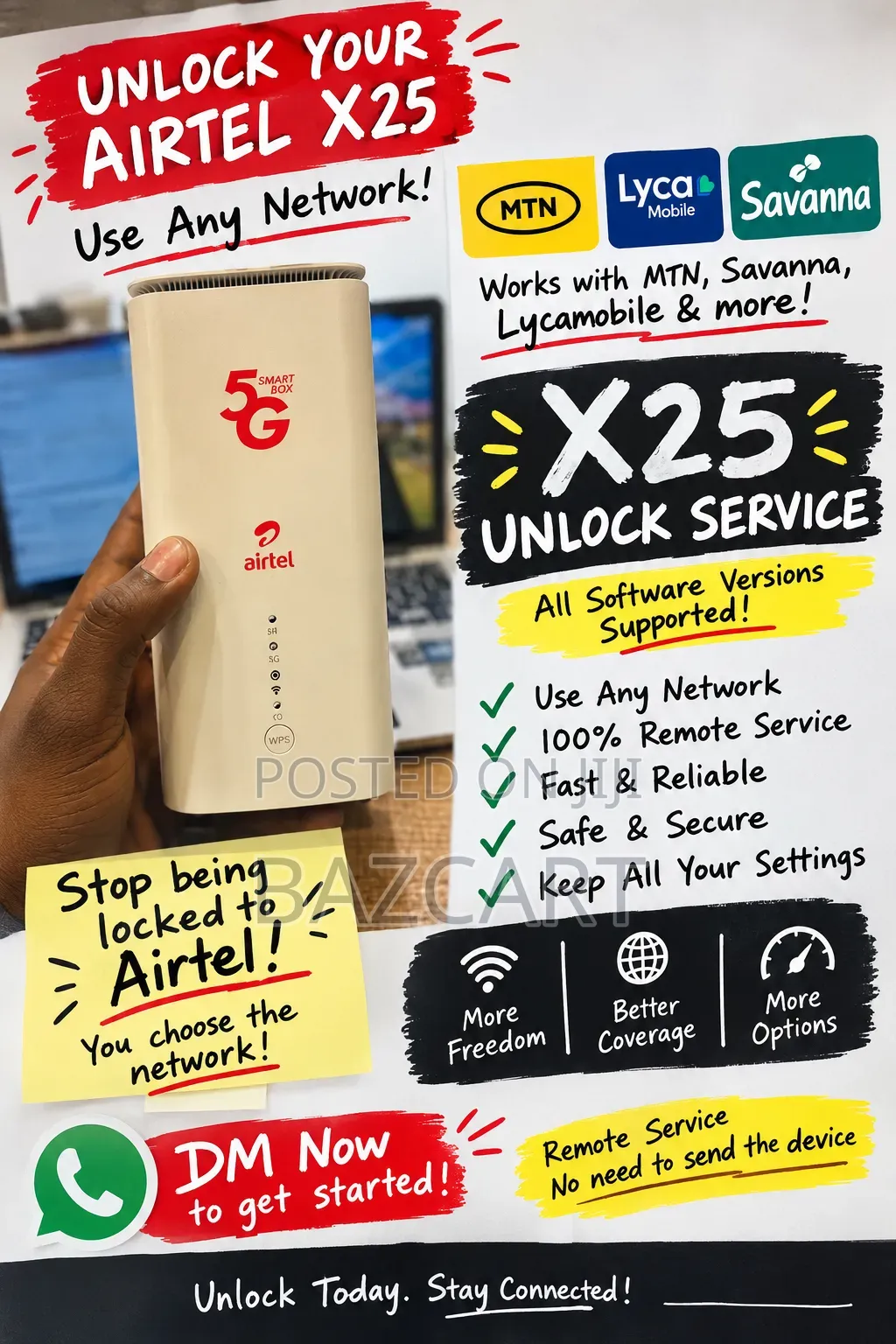 Unlock Your ZLT X25 Router - Use Savanna, MTN , Lycamobile and More