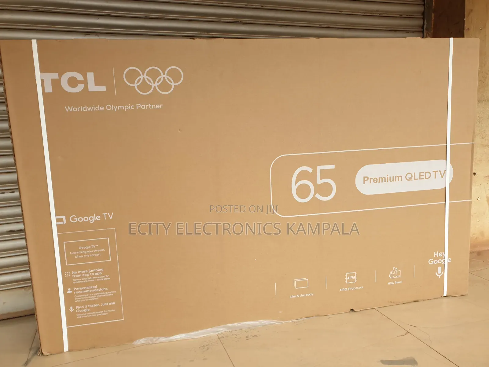 Boxed TCL 65" Smart Premium Qled