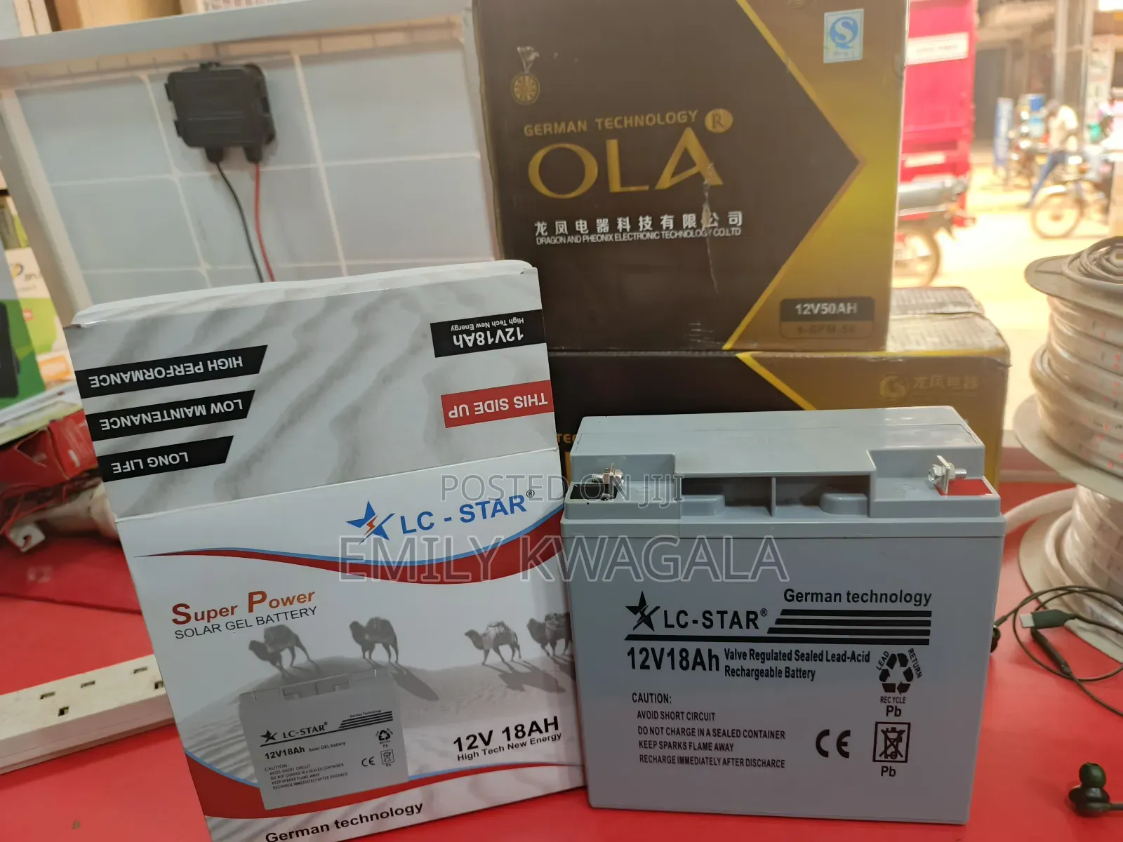 Solar and Back Up Batteries Available