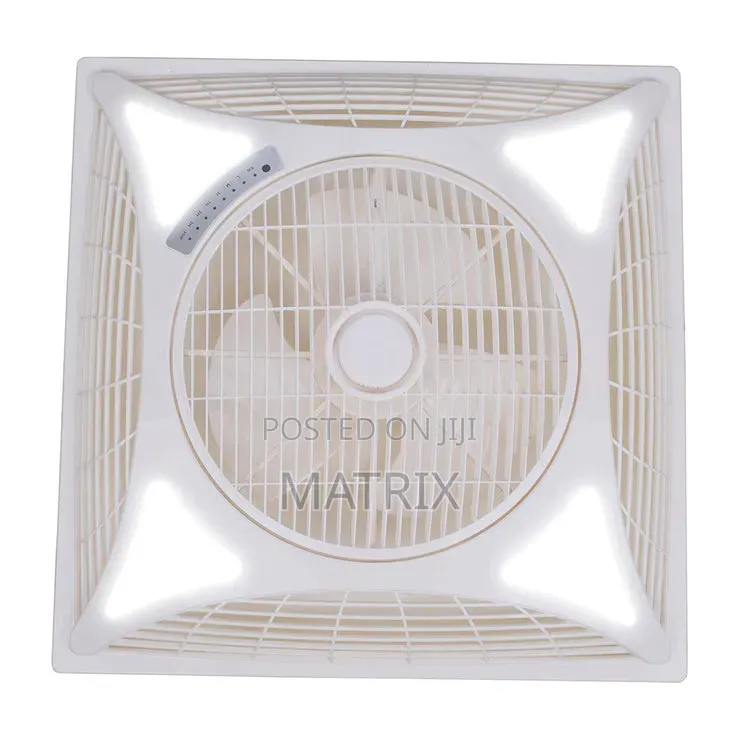 Recessed Louver Fan With LED Remote