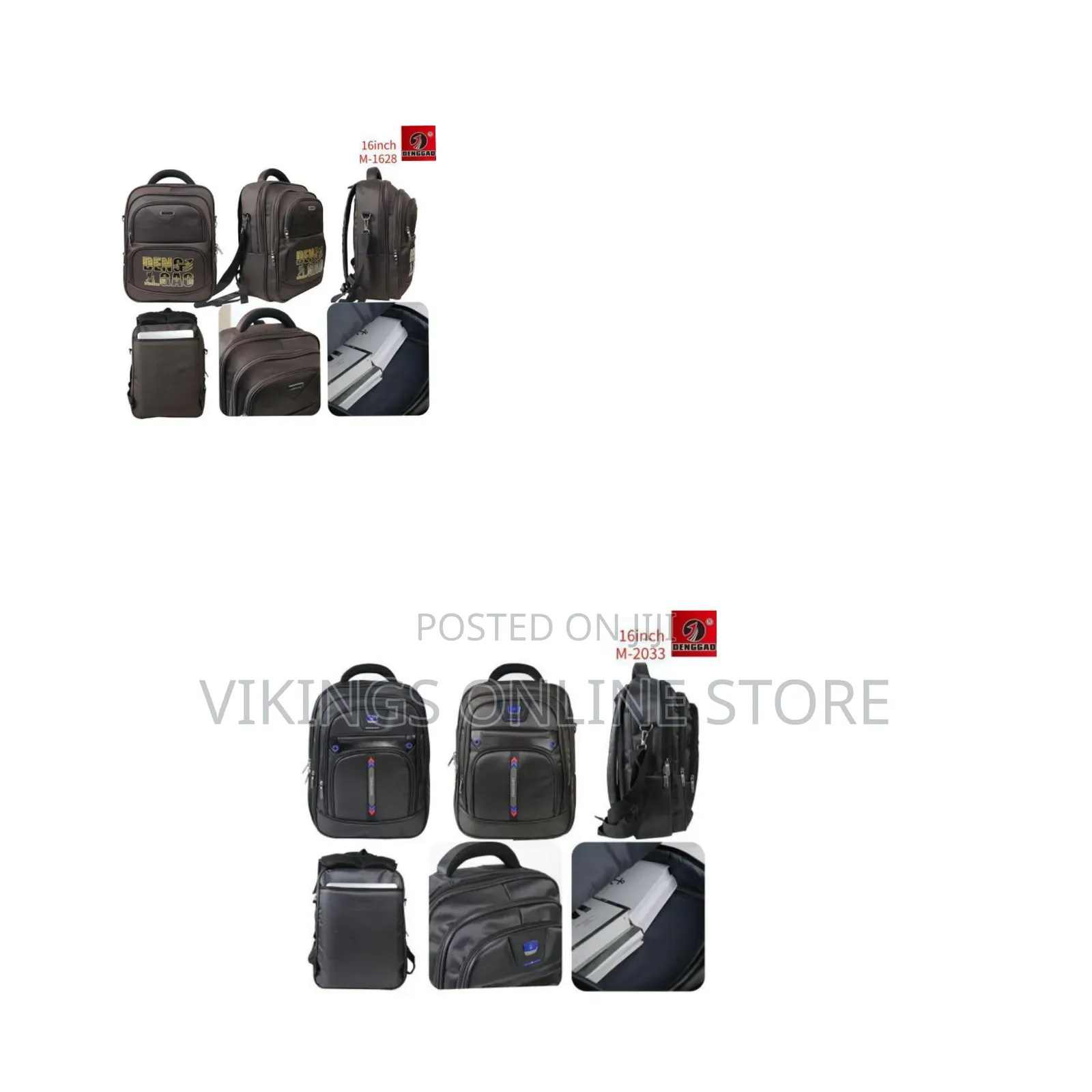 DENGGAO 1 Piece of 16 Inch Anti-Theft Laptop Backpack Durable Rucksack