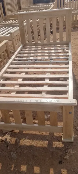 Plain Musambya Wooden Bed 3 by 6