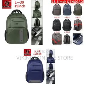 DENGGAO 19 Inch Office Laptop Backpack Travel Student Computer Bag