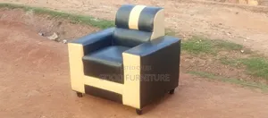 Single Seater Black Sofa