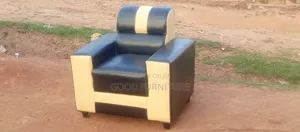 Single Seater Black Sofa