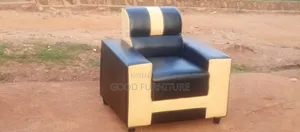 Single Seater Black Sofa