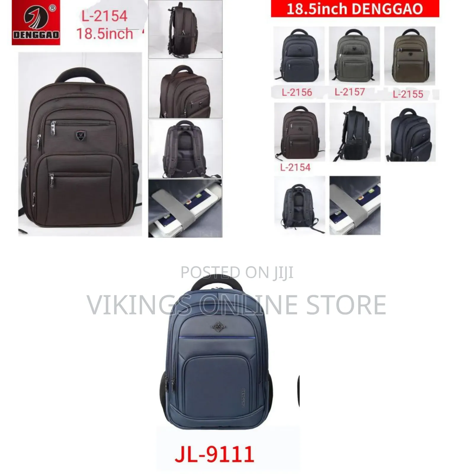 DENGGAO 18.5 Inch Travel Laptop Backpack Durable Business Backpack