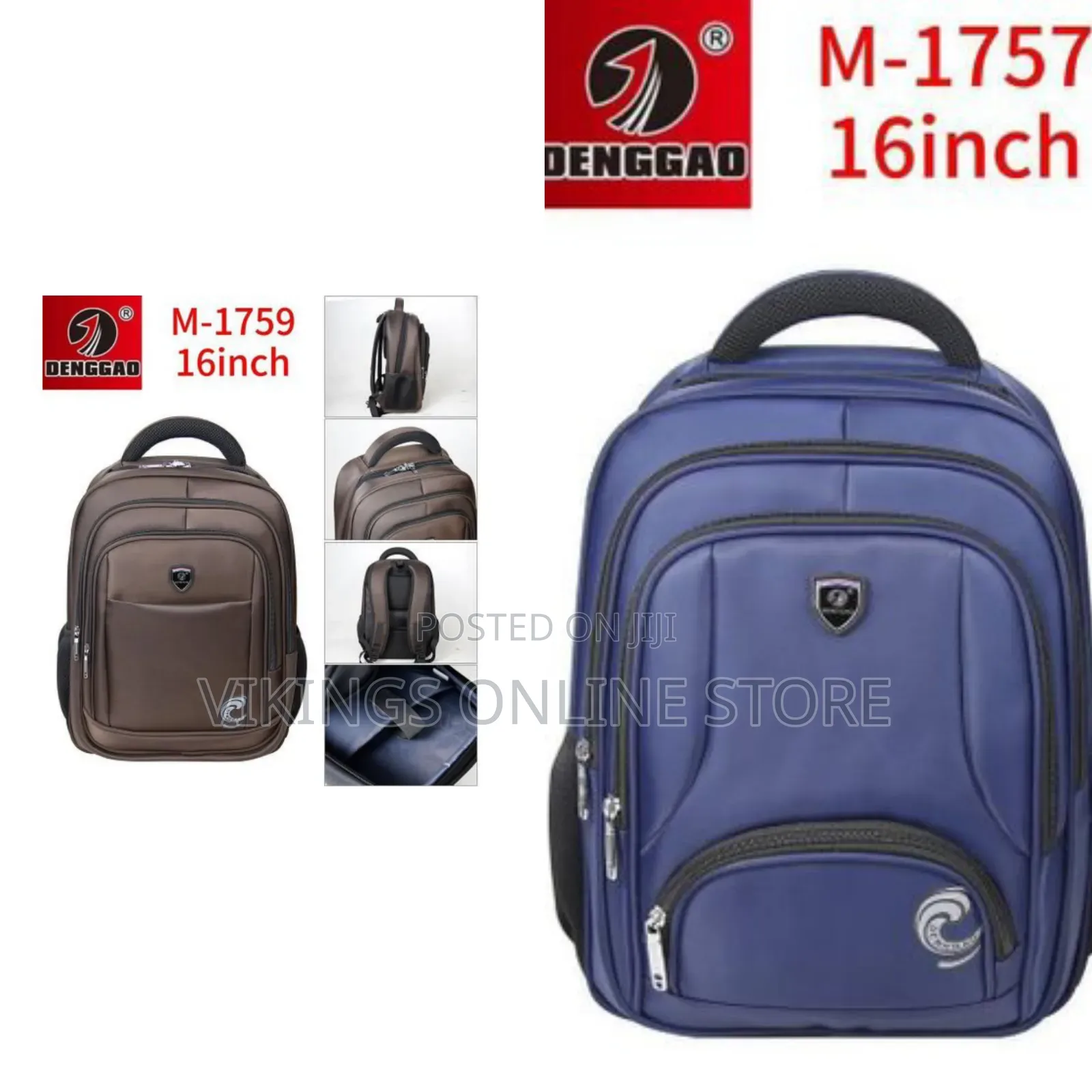 DENGGAO 16 Inch Travel Laptop Backpack Durable Business Backpack